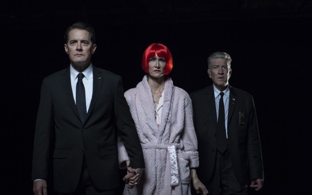 Kyle MacLachlan, Laura Dern, and David Lynch in the finale of 'Twin Peaks: The Return'