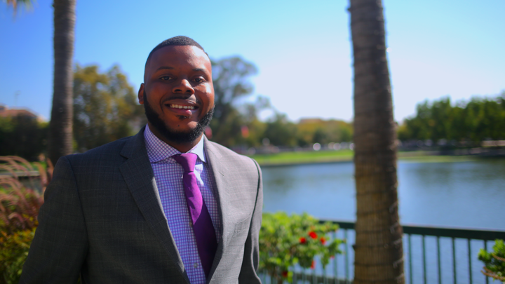 A portrait of Michael Tubbs, the mayor of Stockton, California