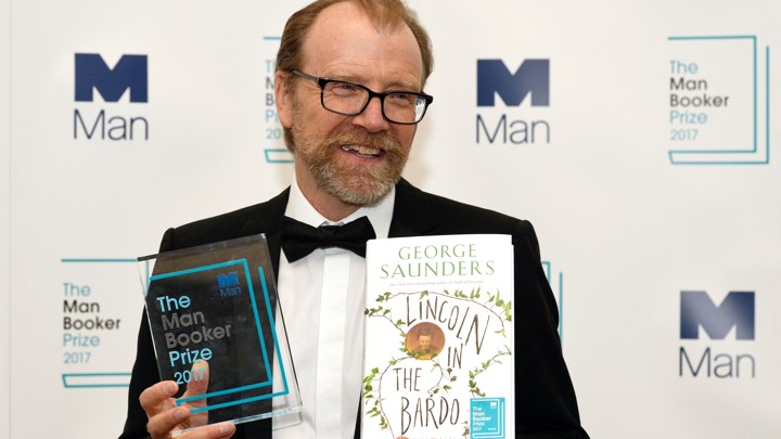 George Saunders at the 2017 ceremony for the Man Booker Prize, which the American author won for 'Lincoln In the Bardo'