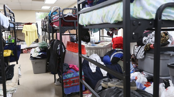 A homeless shelter