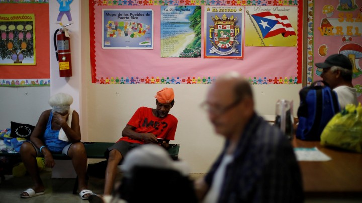 People sitting in a classroom