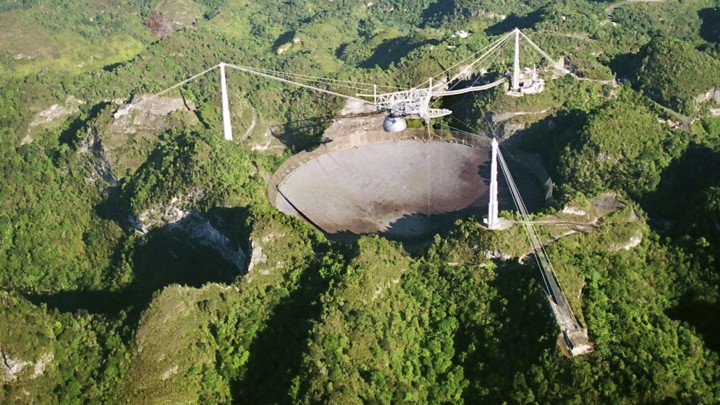 The Arecibo Observatory in Puerto Rico