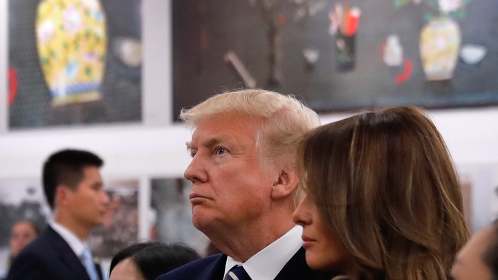 Donald and Melania Trump in China