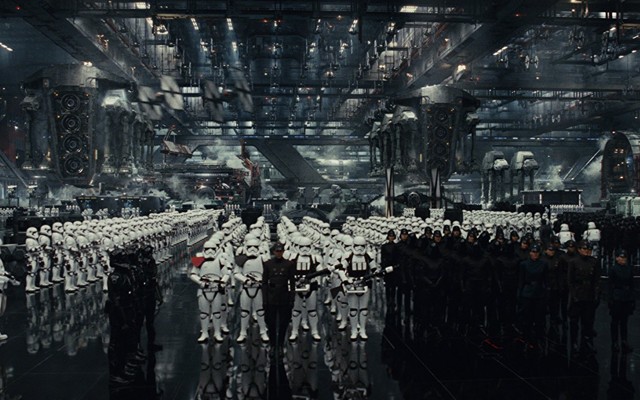 The First Order assembles in Disney's upcoming film 'Star Wars: The Last Jedi'