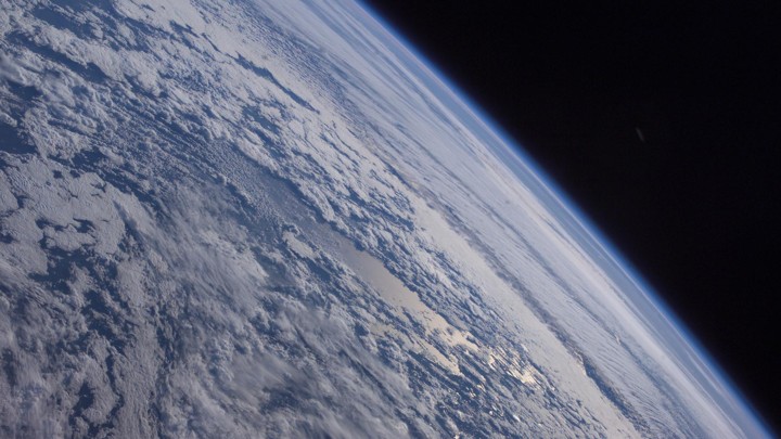 An aerial photo of the stratosphere