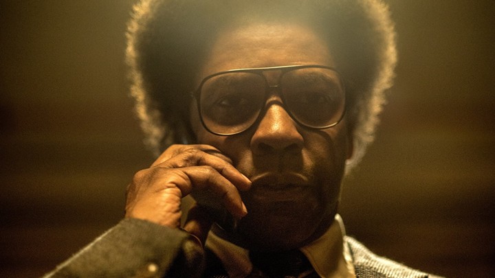 Denzel Washington in the film 'Roman J. Israel, Esq.'
