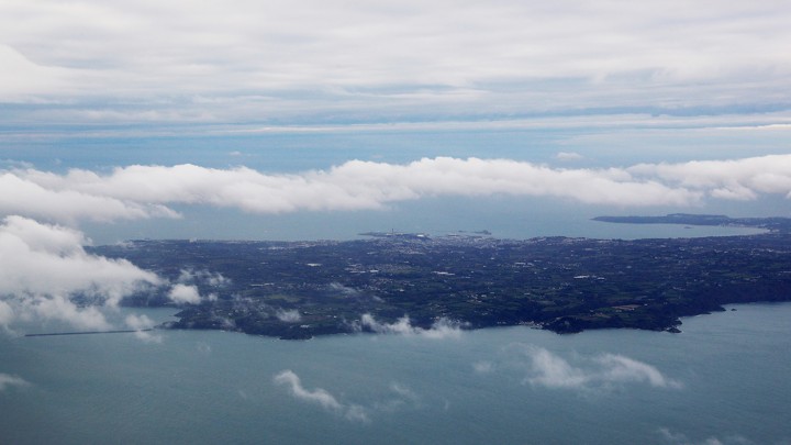 A view of Jersey in the Channel Islands