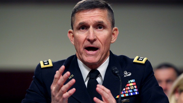 Former national-security adviser Michael Flynn at a 2014 hearing