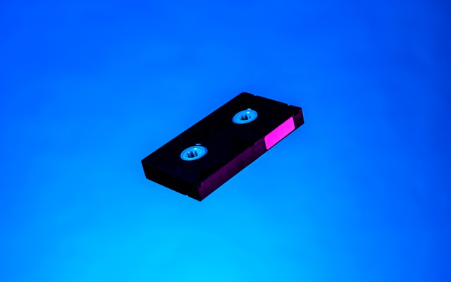 A VHS tape