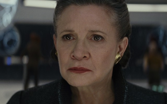 Carrie Fisher as Leia in 'The Last Jedi'