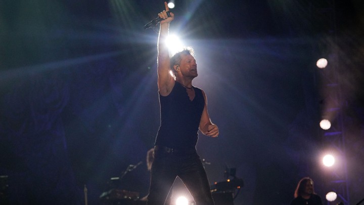 Jon Bon Jovi performs in Singapore in 2015
