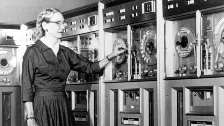 The pioneering computer programmer Grace Hopper