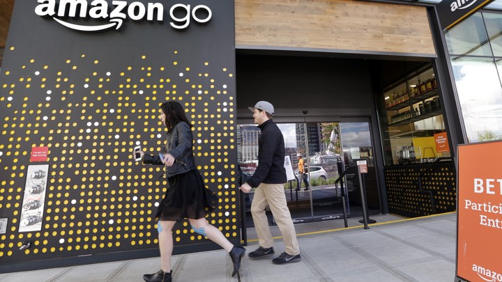 The Amazon Go store, in Seattle
