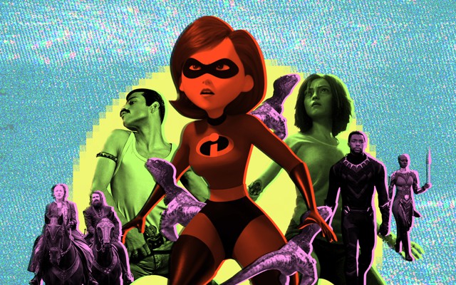 Characters from 'Incredibles 2,' 'Black Panther,' and more