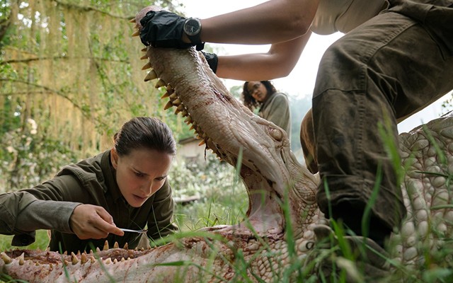 Natalie Portman as a biologist in the film adaptation of 'Annhilation'