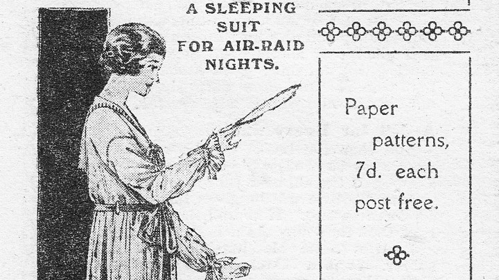 Ad for a sleeping suit