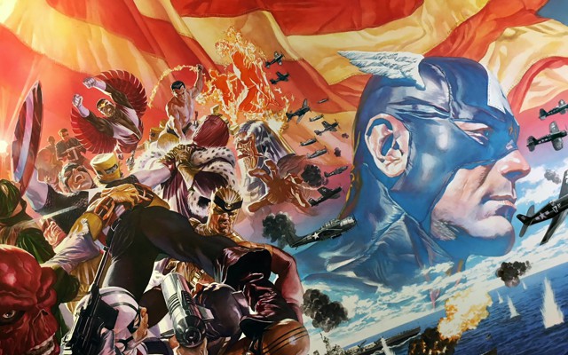 The cover of 'Captain America #1'