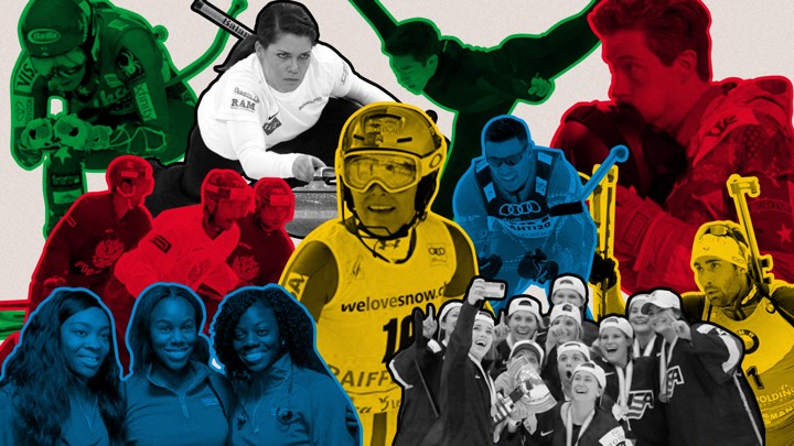 A college of athletes competing at the Winter Olympics