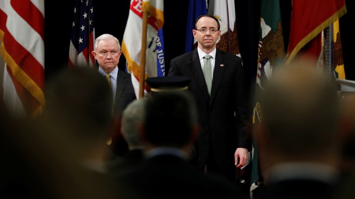 Jeff Sessions and Rod Rosenstein