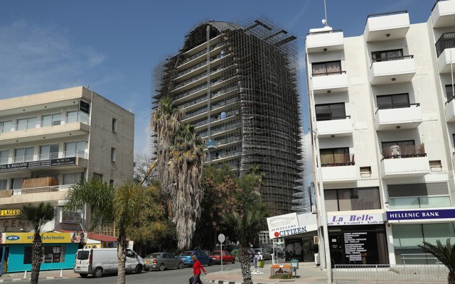 The Oval, a commercial property under construction in Limassol, Cyprus
