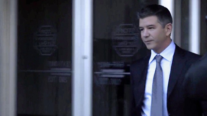 A photograph of Travis Kalanick