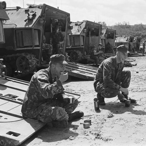 Image result for pizza in us army old pics