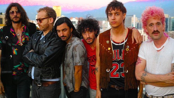 The Voidz, featuring Julian Casablancas (second from right)