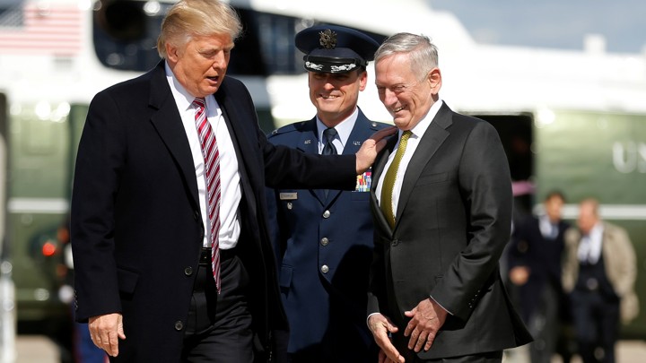 President Trump and Defense Secretary James Mattis