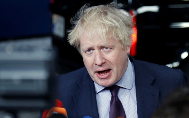 British Foreign Secretary Boris Johnson