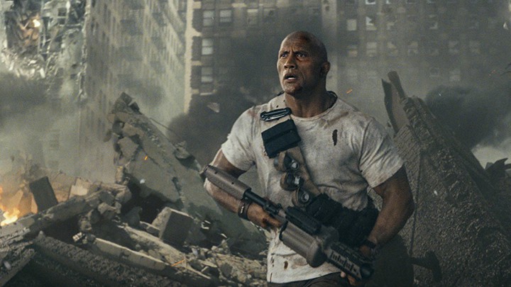Dwayne Johnson in 'Rampage'