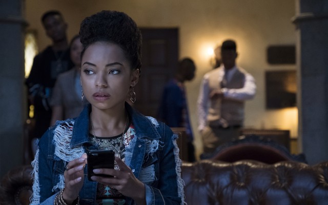 Logan Browning stars as Sam in Justin Simien's Netflix series 'Dear White People'