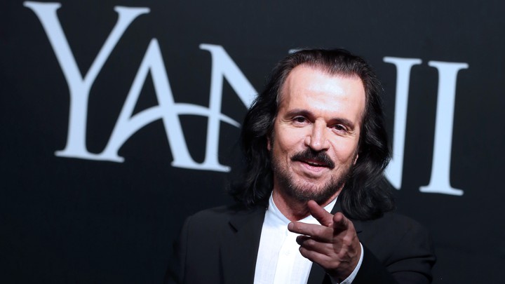 Yanni, the composer, points