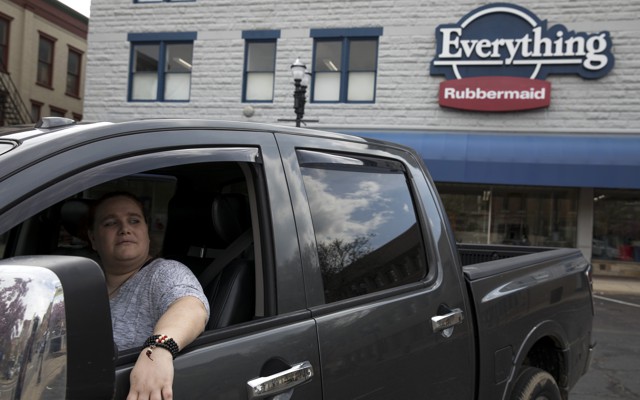 The exterior of the Everything Rubbermaid store in Wooster, Ohio