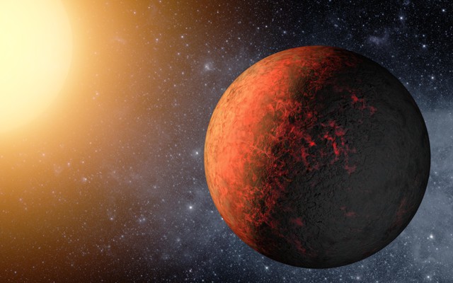 Artist's rendition of the exoplanet Kepler-20e