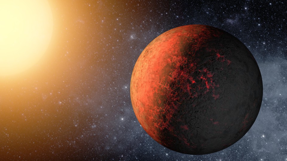 Artist's rendition of the exoplanet Kepler-20e