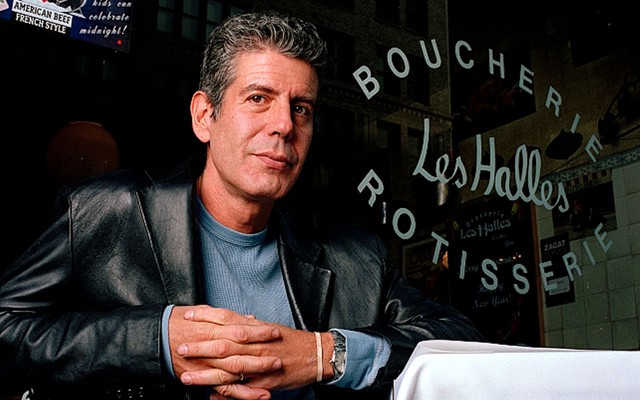 Anthony Bourdain in 2001