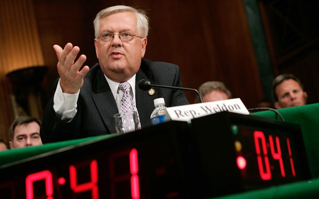 GOP Congressman testifying.