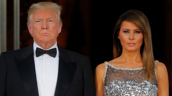 Image result for photo of melania and trump