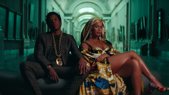 A still from the 'Apeshit' music video