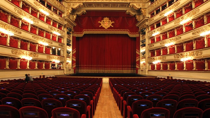 La Scala opera house in Milan