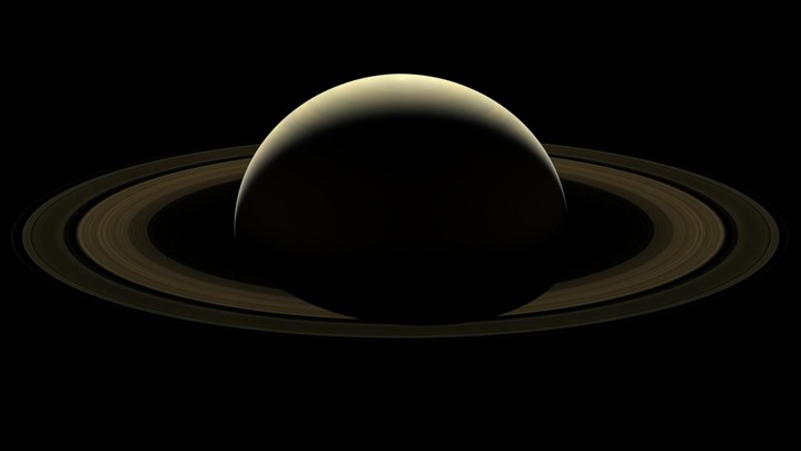 Saturn and its rings