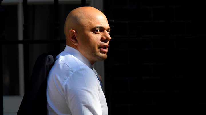 British Home Secretary Sajid Javid