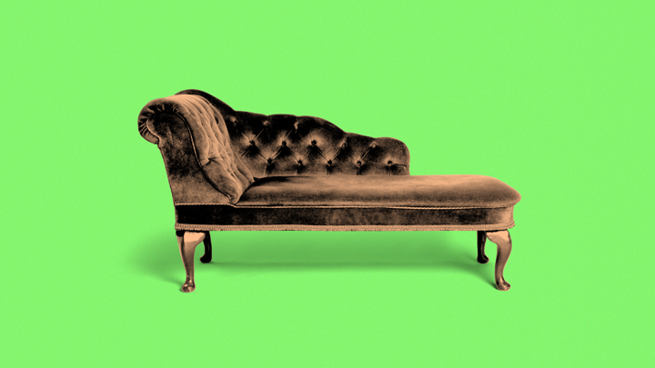 A therapist's couch