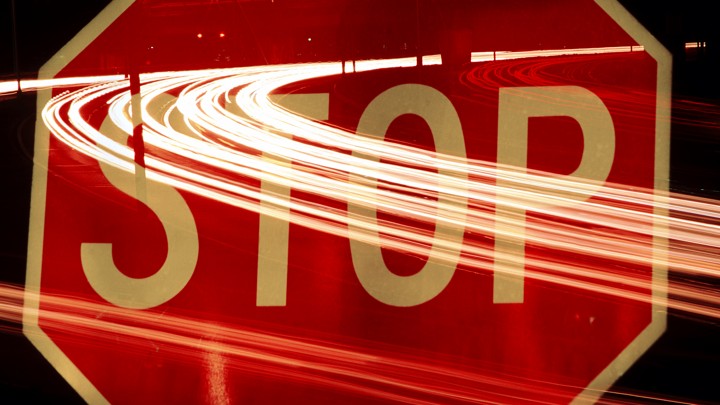 A stop sign