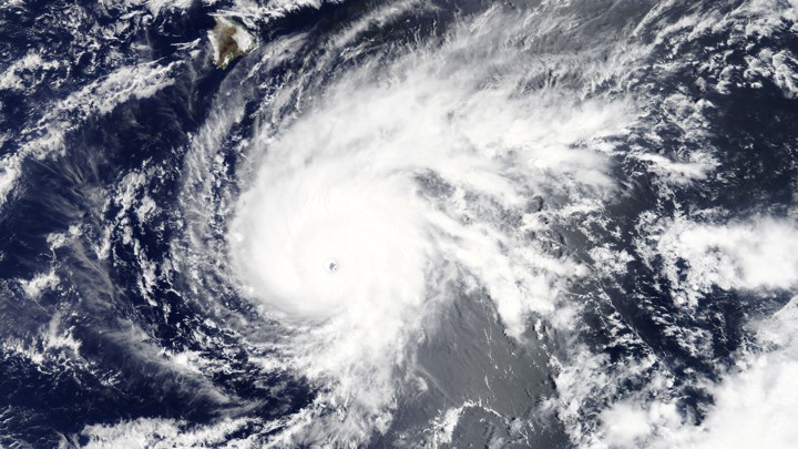 A hurricane map