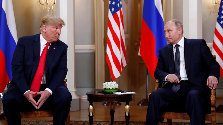 Donald Trump and Vladimir Putin