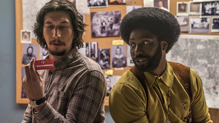 A still from 'BlacKkKlansman'