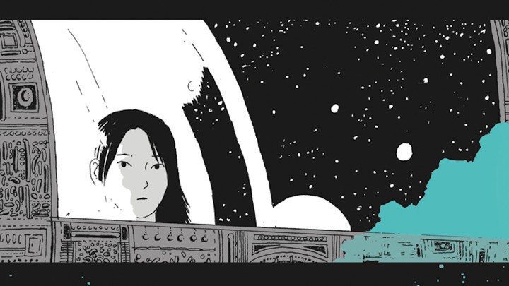 The cover of Tillie Walden's 'On a Sunbeam'
