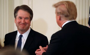 President Trump introduces the Supreme Court nominee Brett Kavanaugh.