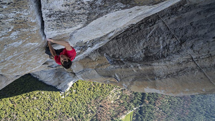 Alex Honnold in 'Free Solo'